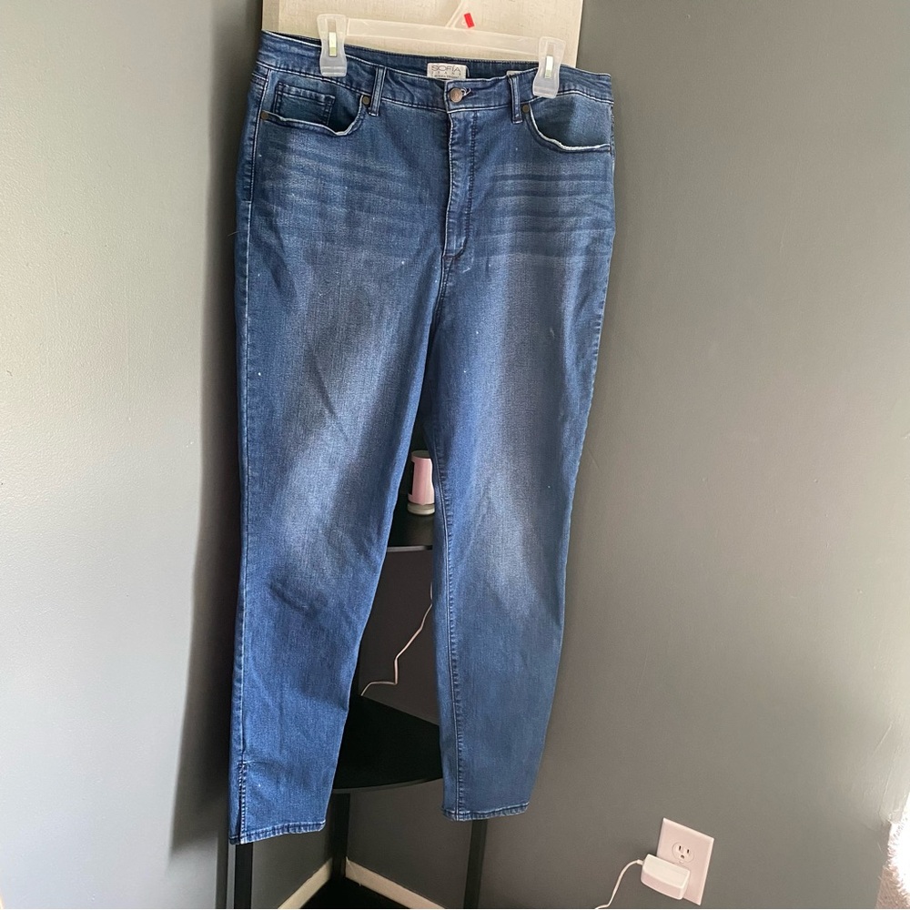 Sofia by Sofia Vergara Blue Straight Leg Jeans